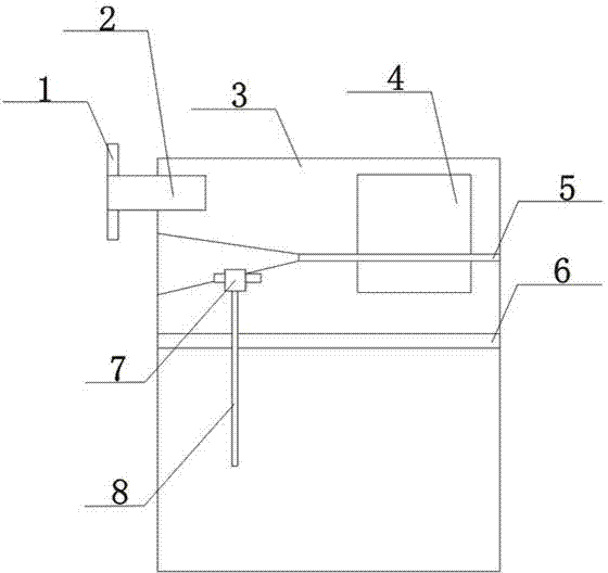 Sewage lifting device with built-in floating member