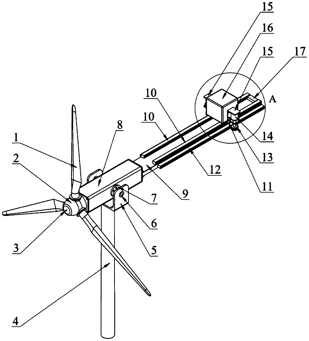 Horizontal-axis tidal current energy water turbine