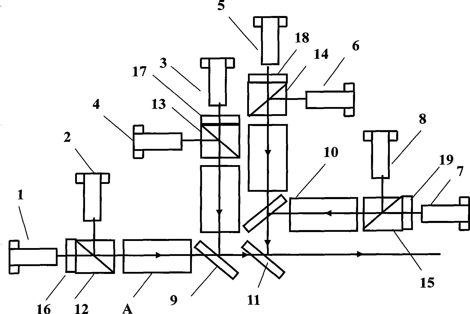 High-power semiconductor laser beam composite apparatus