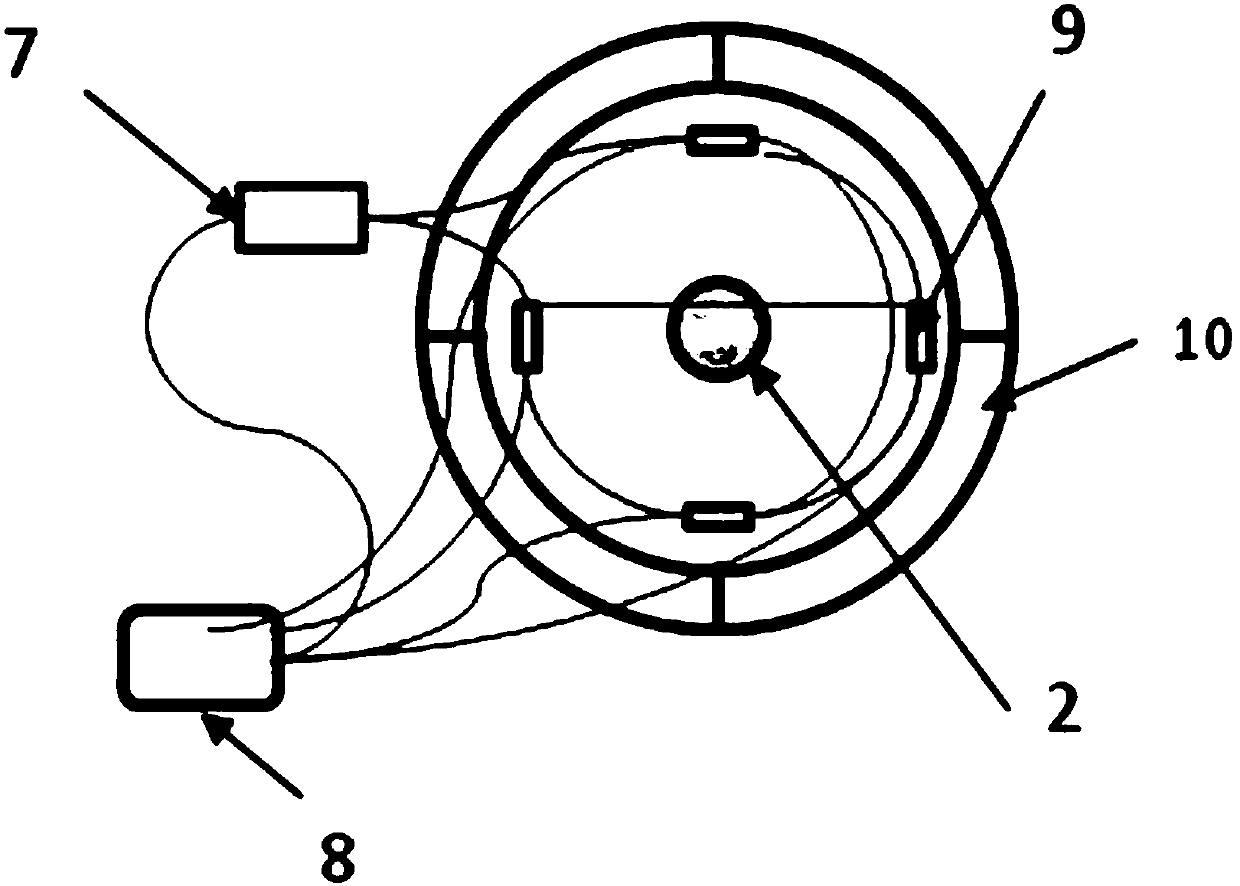 Crystal magneto-optical valve system used for DC large current monitoring