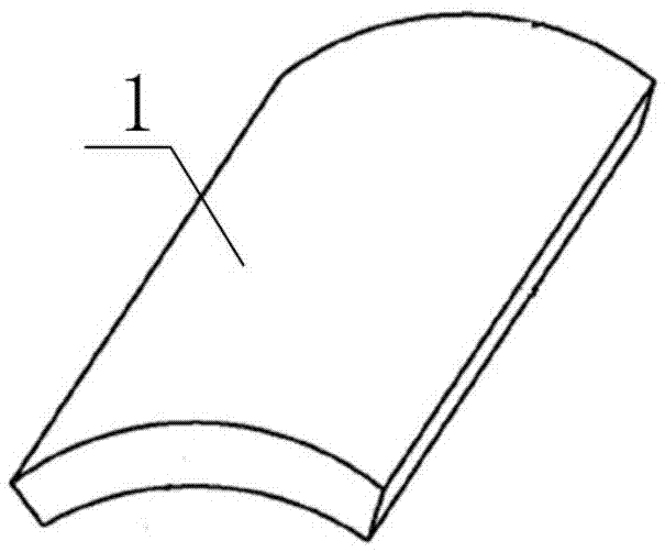 Tile-shaped magnet forming die, magnet forming method and motor magnet