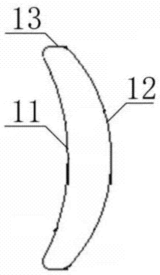 Tile-shaped magnet forming die, magnet forming method and motor magnet