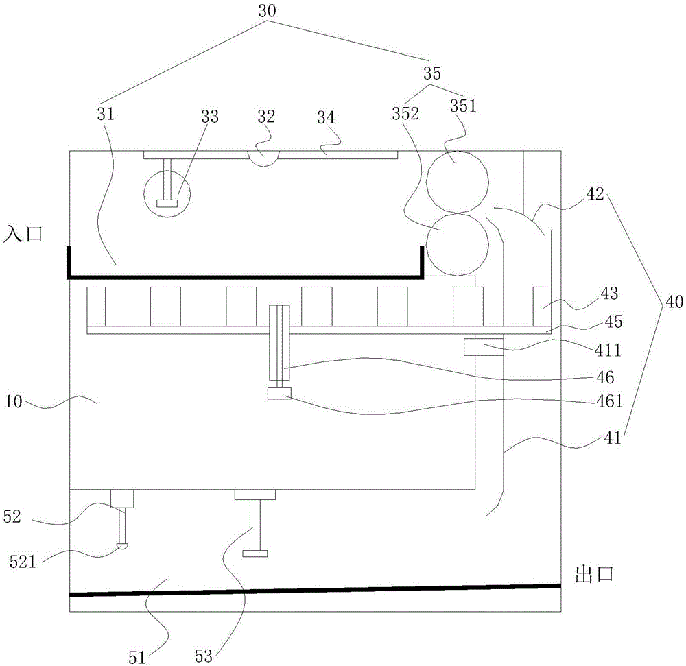 Rotary-blanking automatic accounting material integrating machine