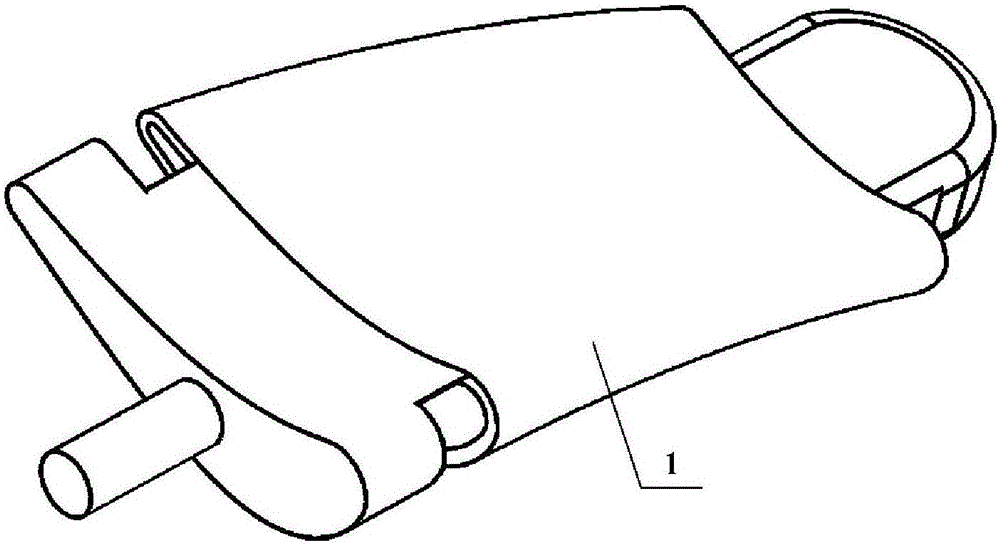 Layout method of turbine blade precision-cast wax-mold ceramic core clamping element