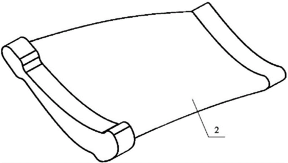 Layout method of turbine blade precision-cast wax-mold ceramic core clamping element