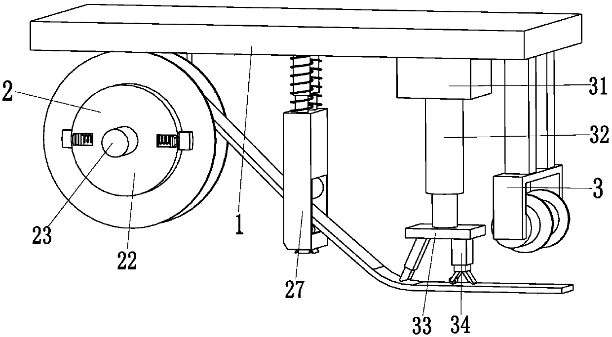 Construction equipment for waterproof plate of steel structure ridge