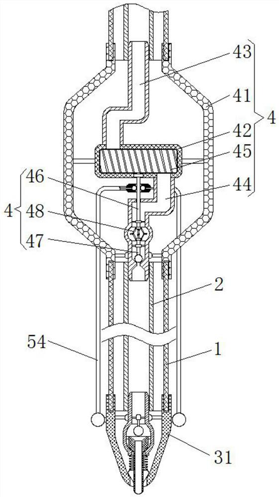 Clinical gastric lavage device for emergency internal medicine