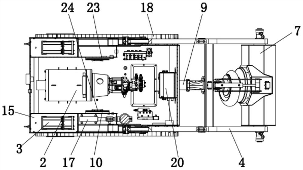 Drag suction type submersible dredging robot