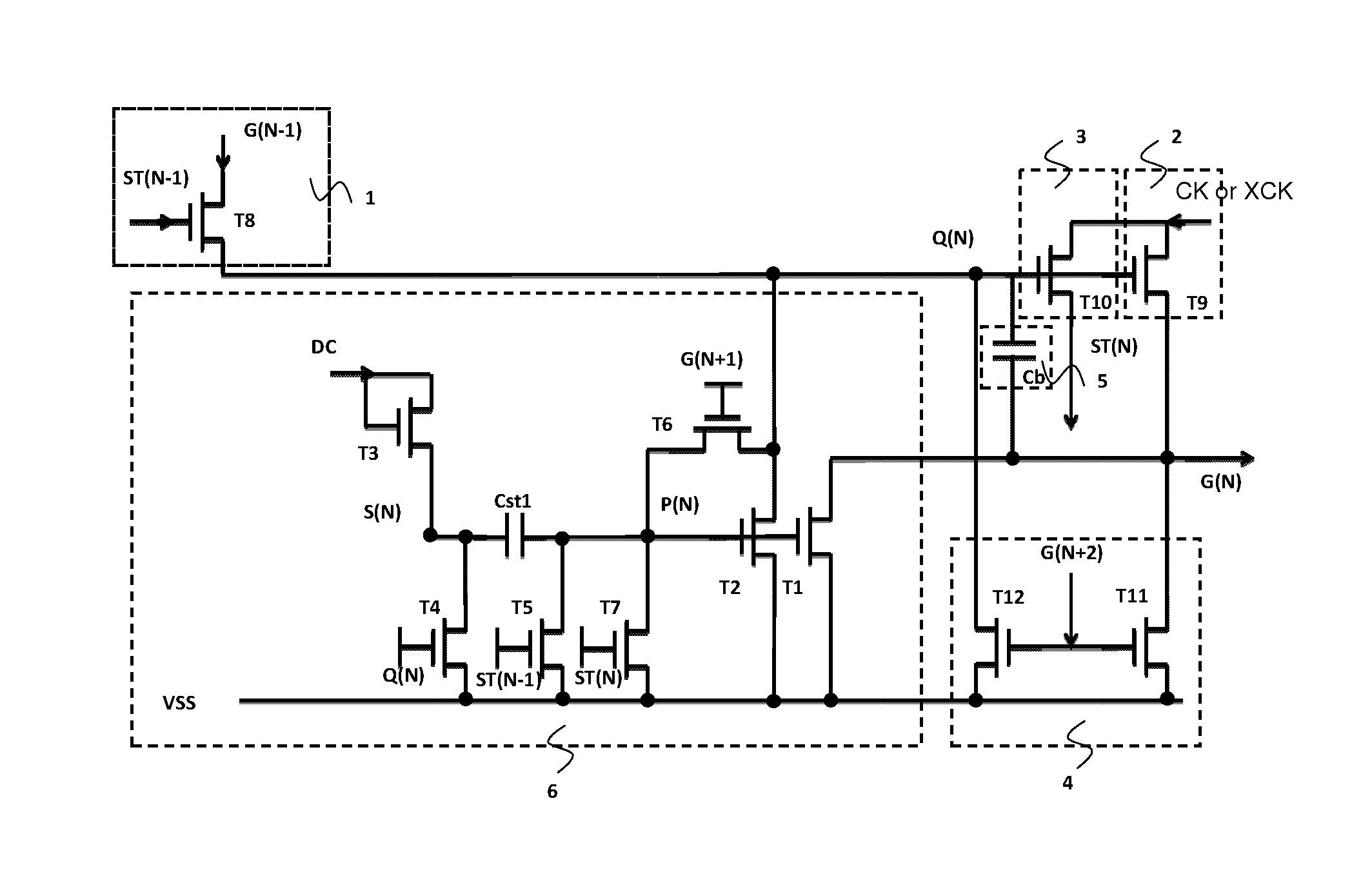 Self-compensating gate driving circuit