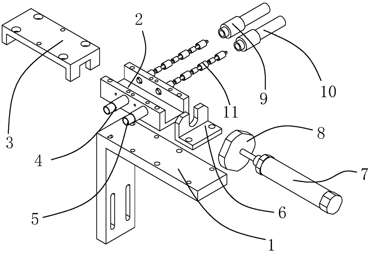 Mixing device for garden afforestation liquid fertilizer