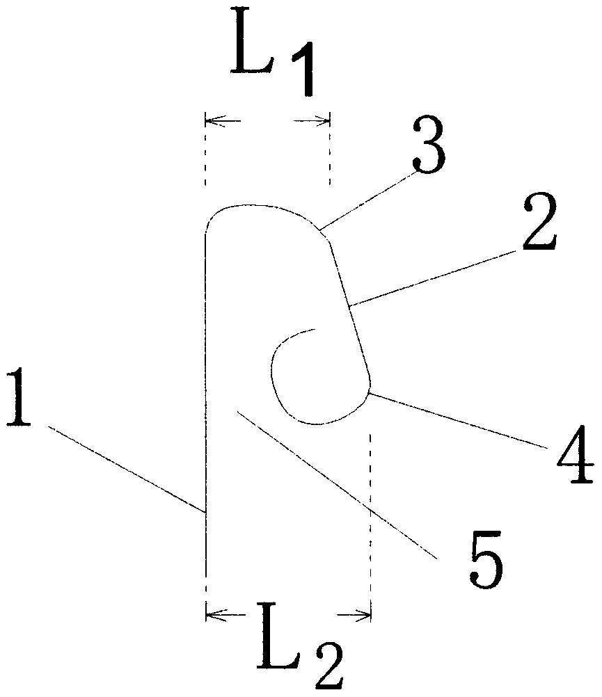 A kind of hook for removing ureteral stent tube