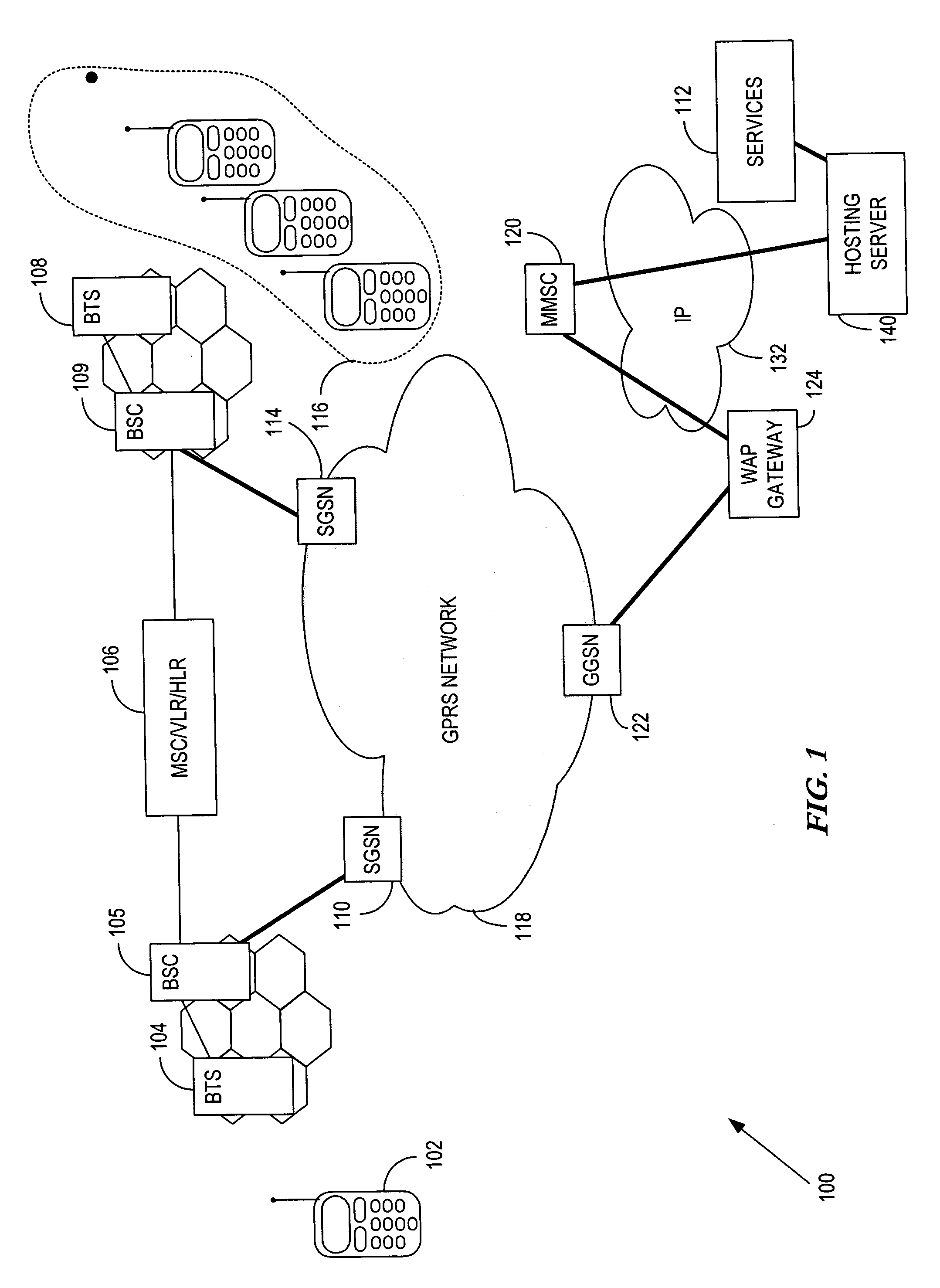 Method, apparatus and system for hosting a group of terminals