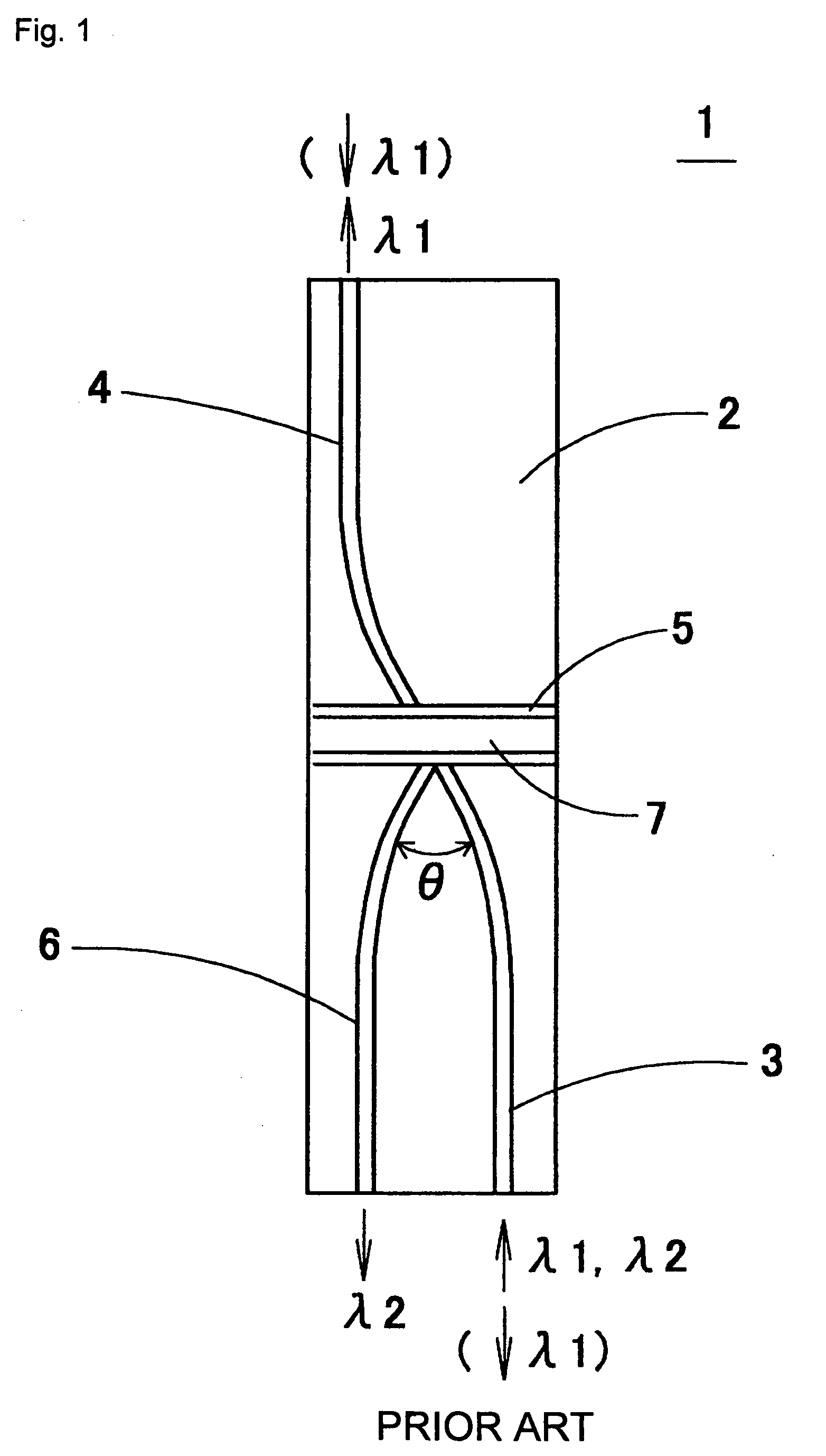 Optical multiplexer/demultiplexer, optical integrated circuit and light transceiver using the same