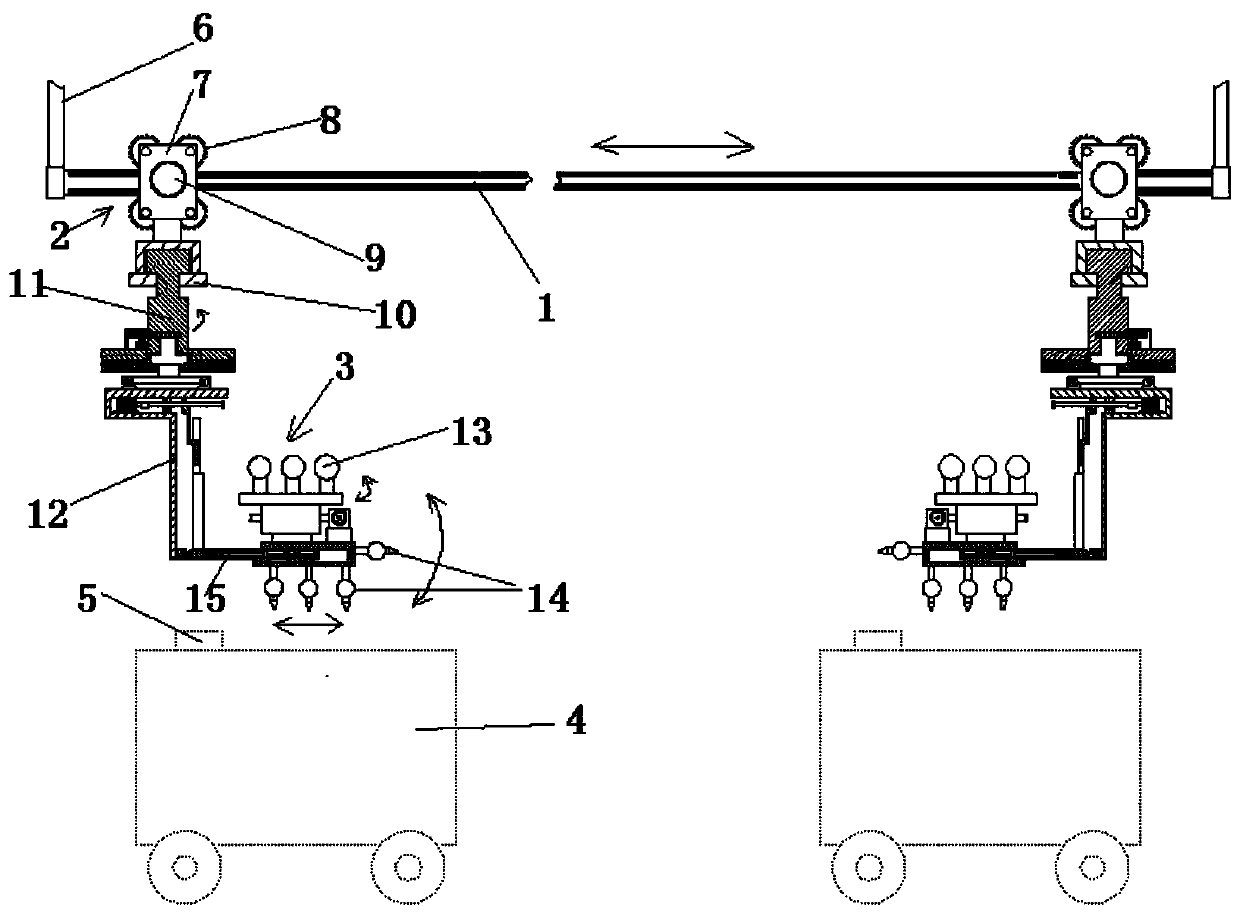 Coal mine fire emergency rescue device