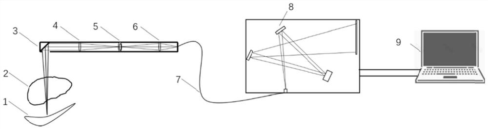 Method for measuring concentration and temperature of high-temperature fuel gas of aero-engine