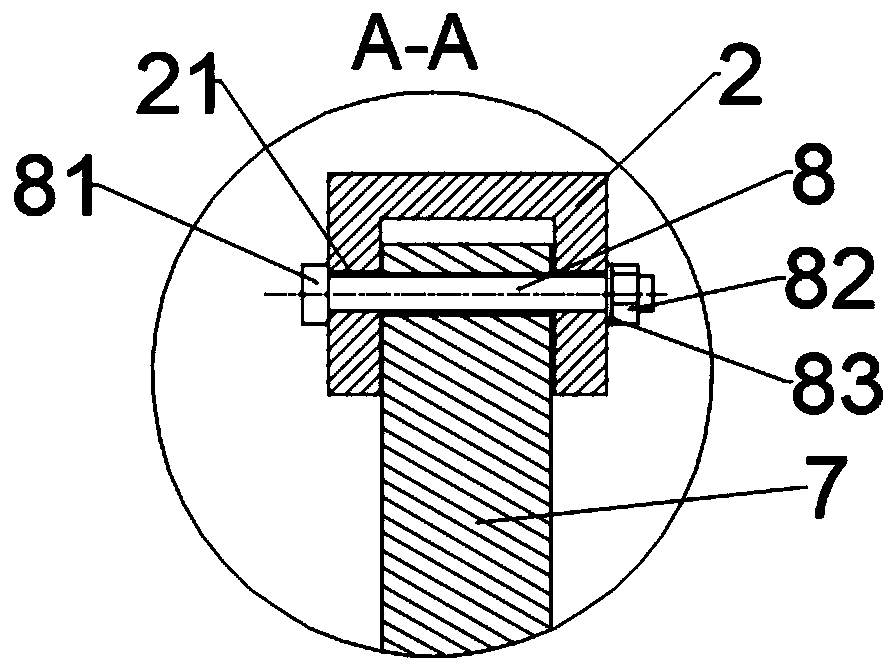 Angle-adjustable high-voltage line grounding wire clamp based on induced electric damage prevention