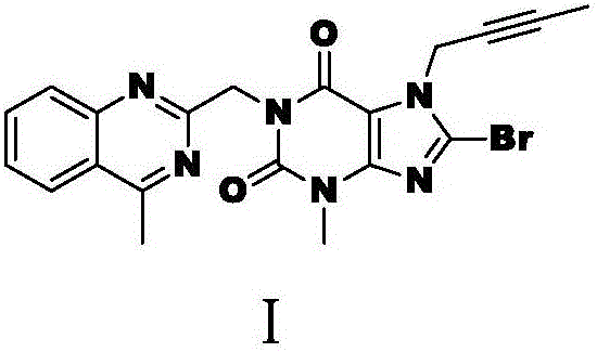 Industrial production method of linagliptin