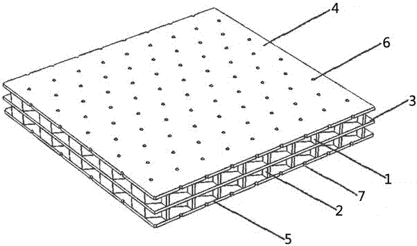 A broadband soundproof honeycomb panel