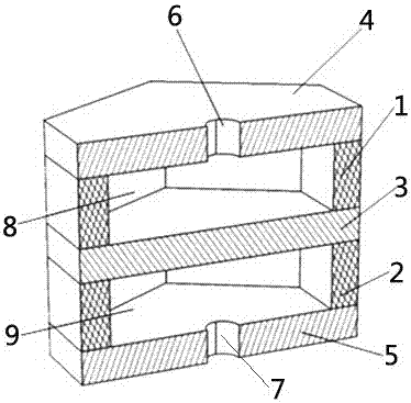 A broadband soundproof honeycomb panel