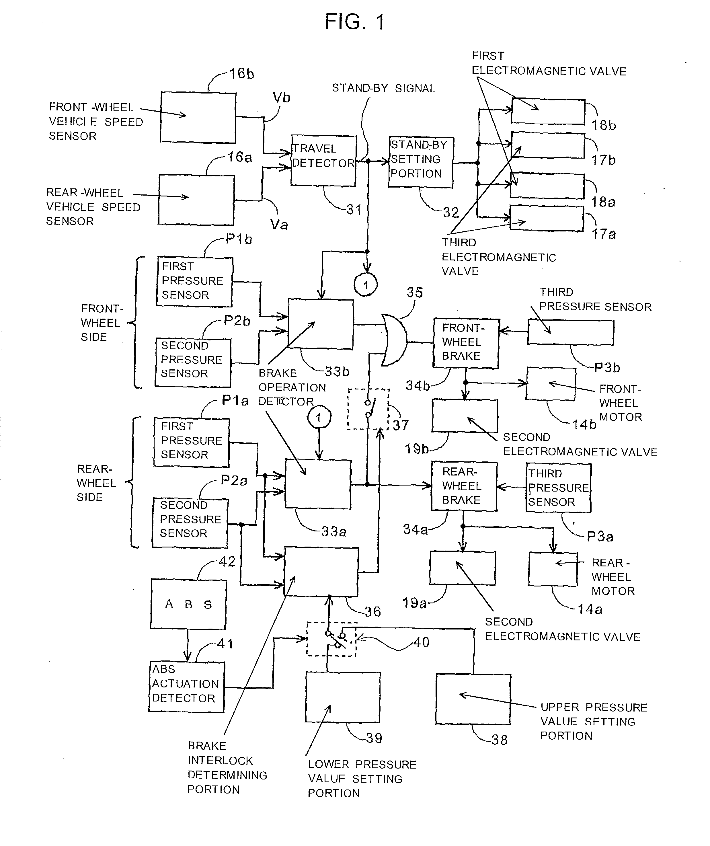 Brake control device for motorcycle