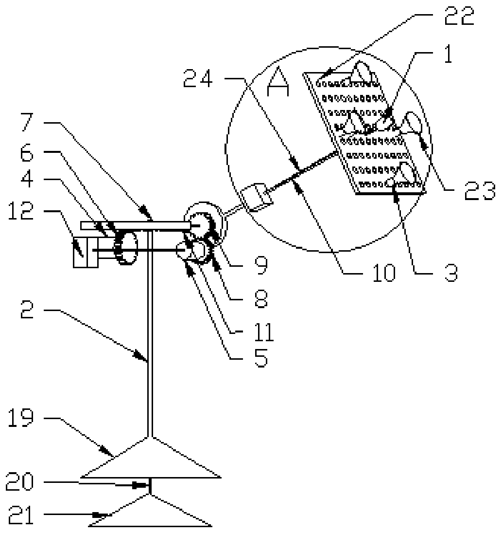 Microphone controlled by single chip microcomputer to automatically move with sound source