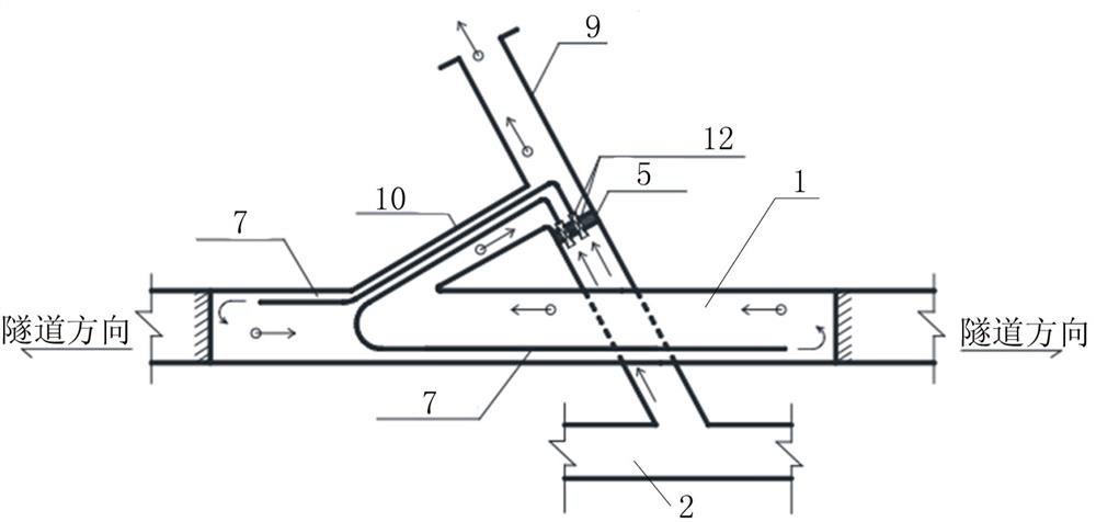 Energy-saving ventilation method based on existing railway tunnel and inclined shaft for newly-built tunnel construction