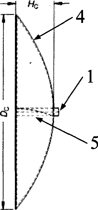 Ultra-wideband flat helical antenna having back chamber