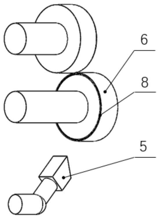 Disk shear tool changing opportunity prediction system and method based on shear blade wear detection