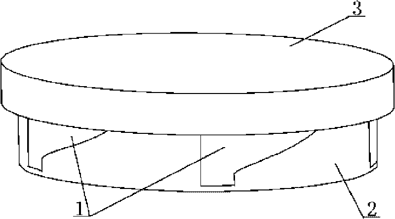 Integrally forming mould of composite propeller and manufacture method thereof