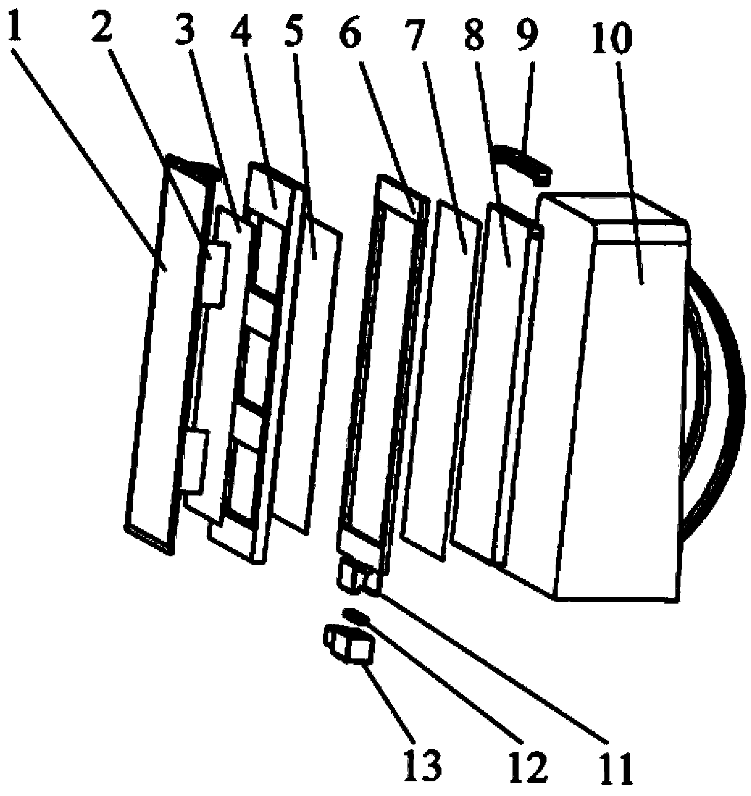 Solar air adsorption desert water fetching travel bag