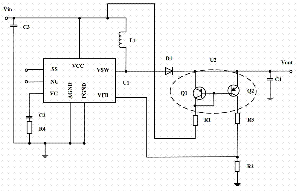 Boosted circuit, backlight driver circuit and backlight module