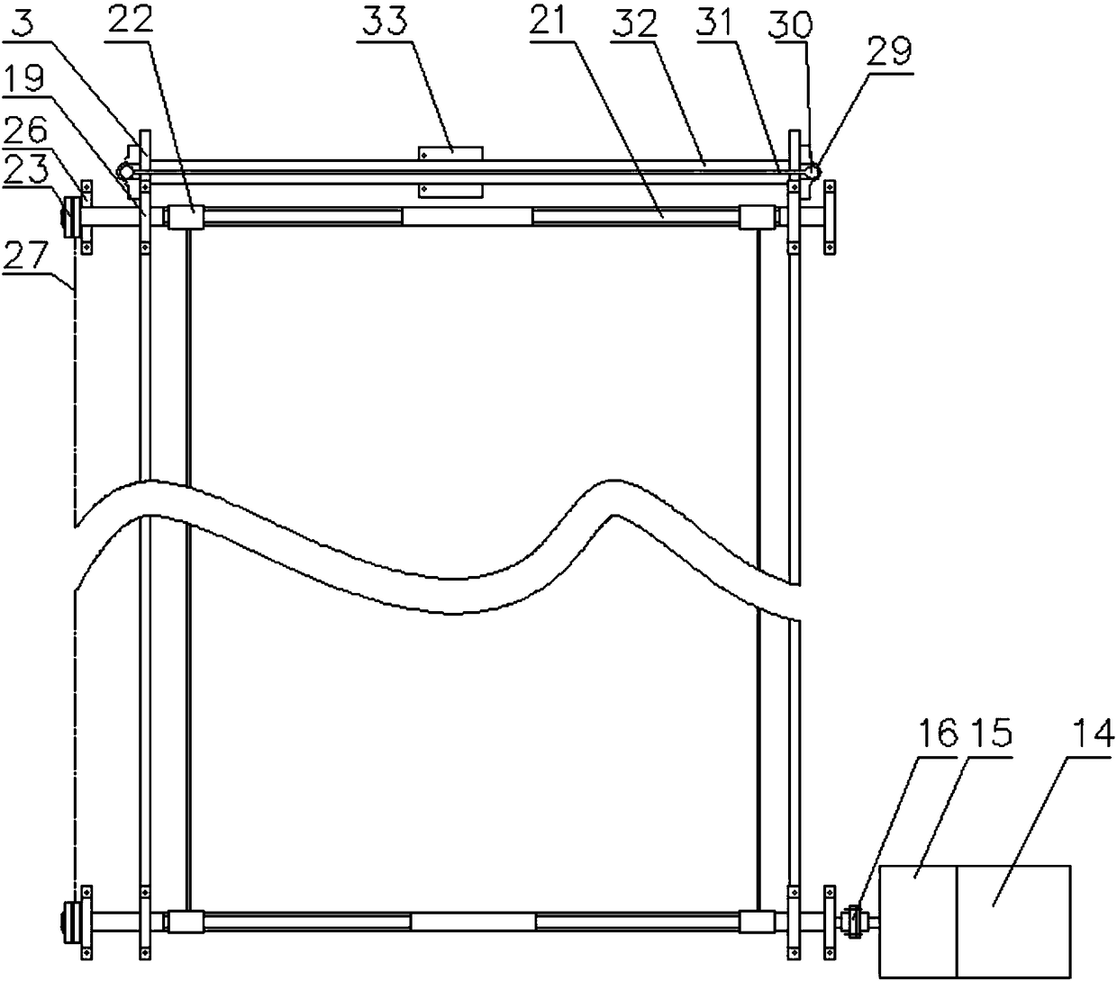 A three-dimensional storage device for glass magnesium boards and storage method thereof