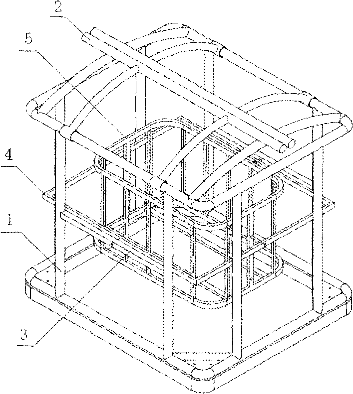 Quake-proof cradle for infants