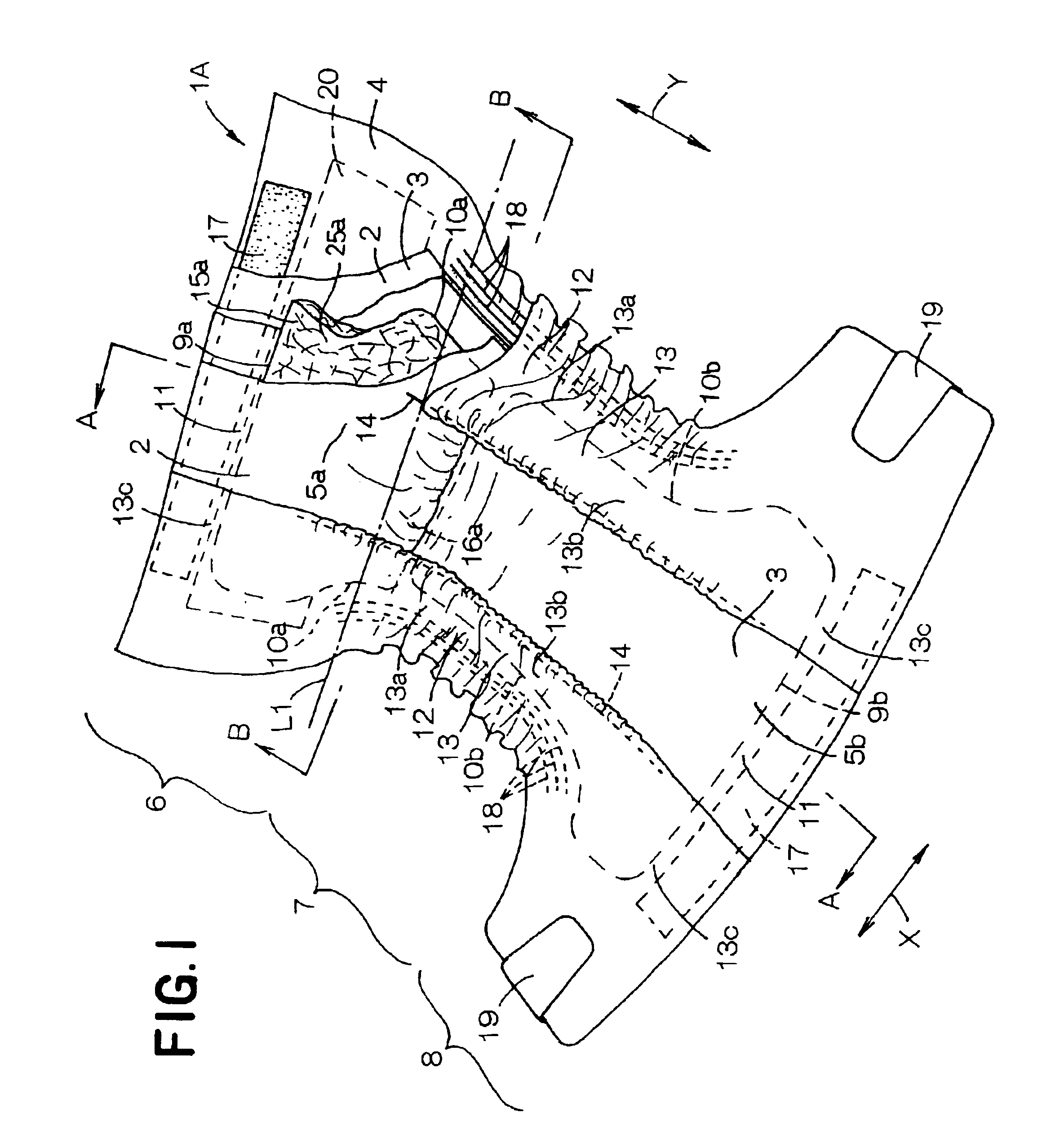 Disposable Absorbent Article With Excrement Receiving Pocket