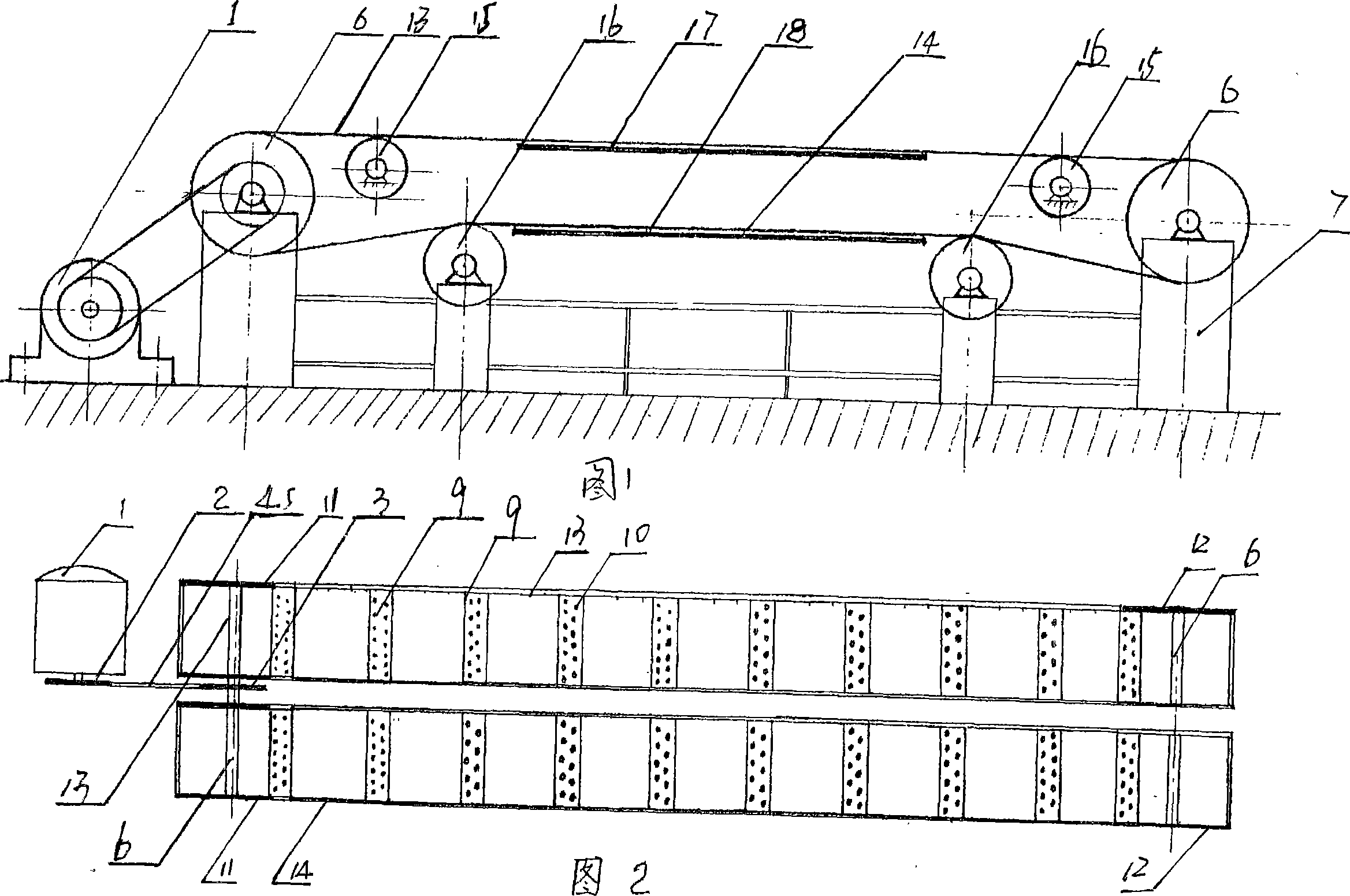 Drying, reforming and transmission device for textile