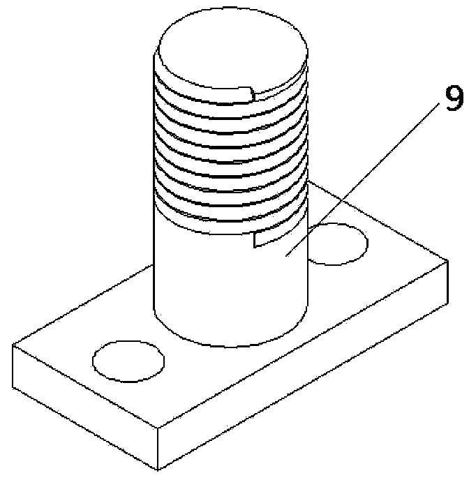 Metal electrification shearing test device and test method