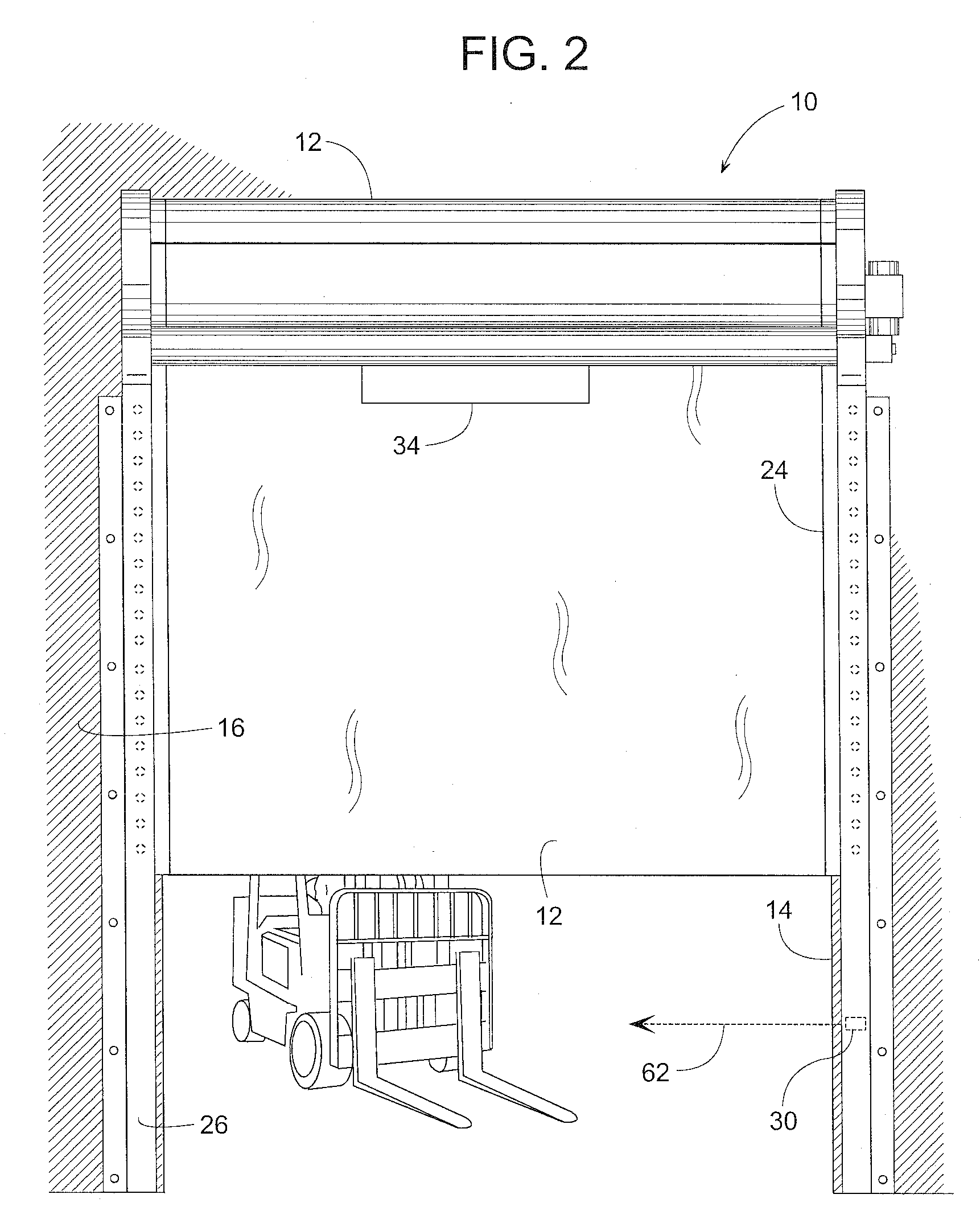 Track and guide system for a door