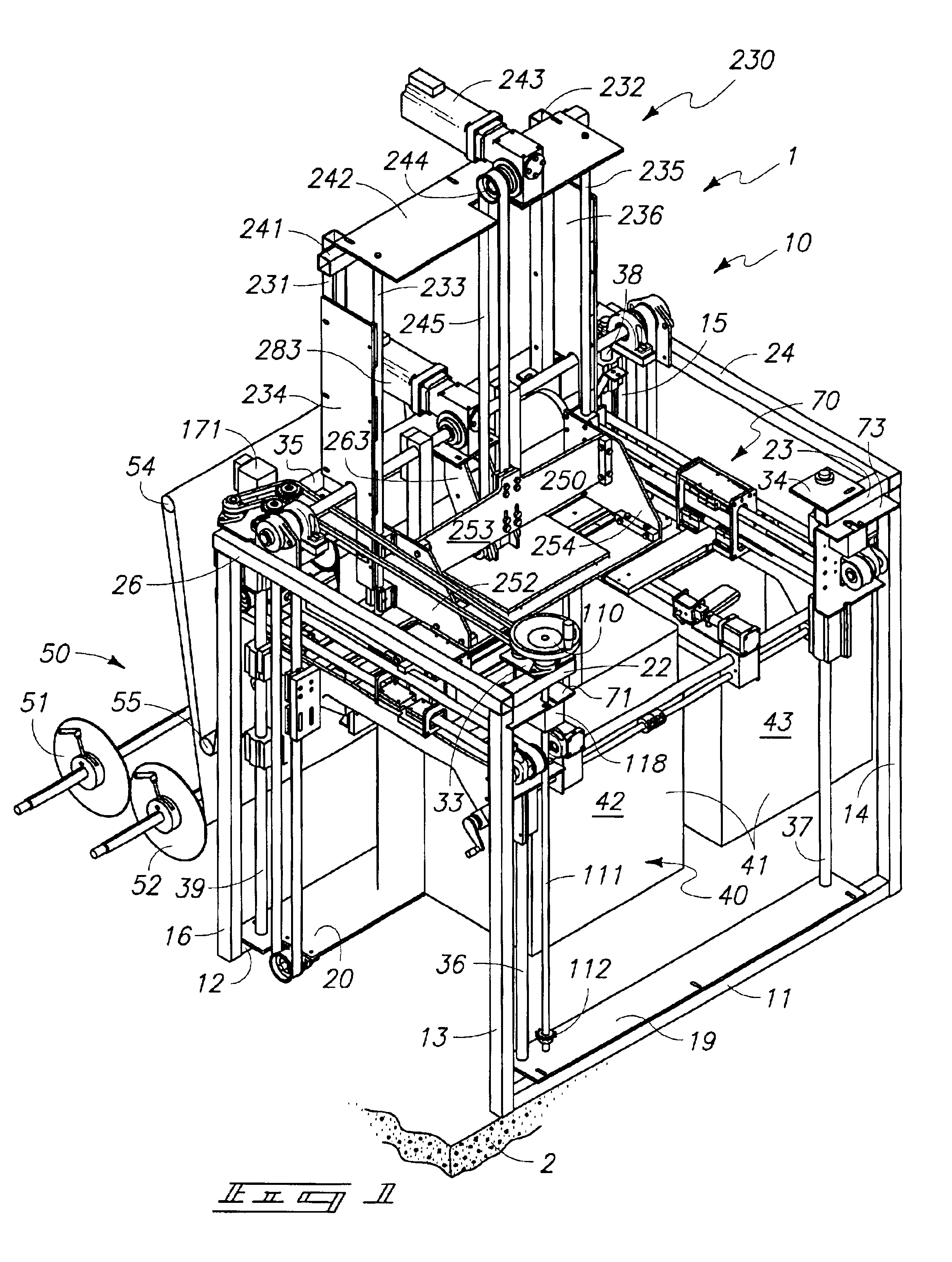 Packaging container liner insertion and cuffing apparatus and methods