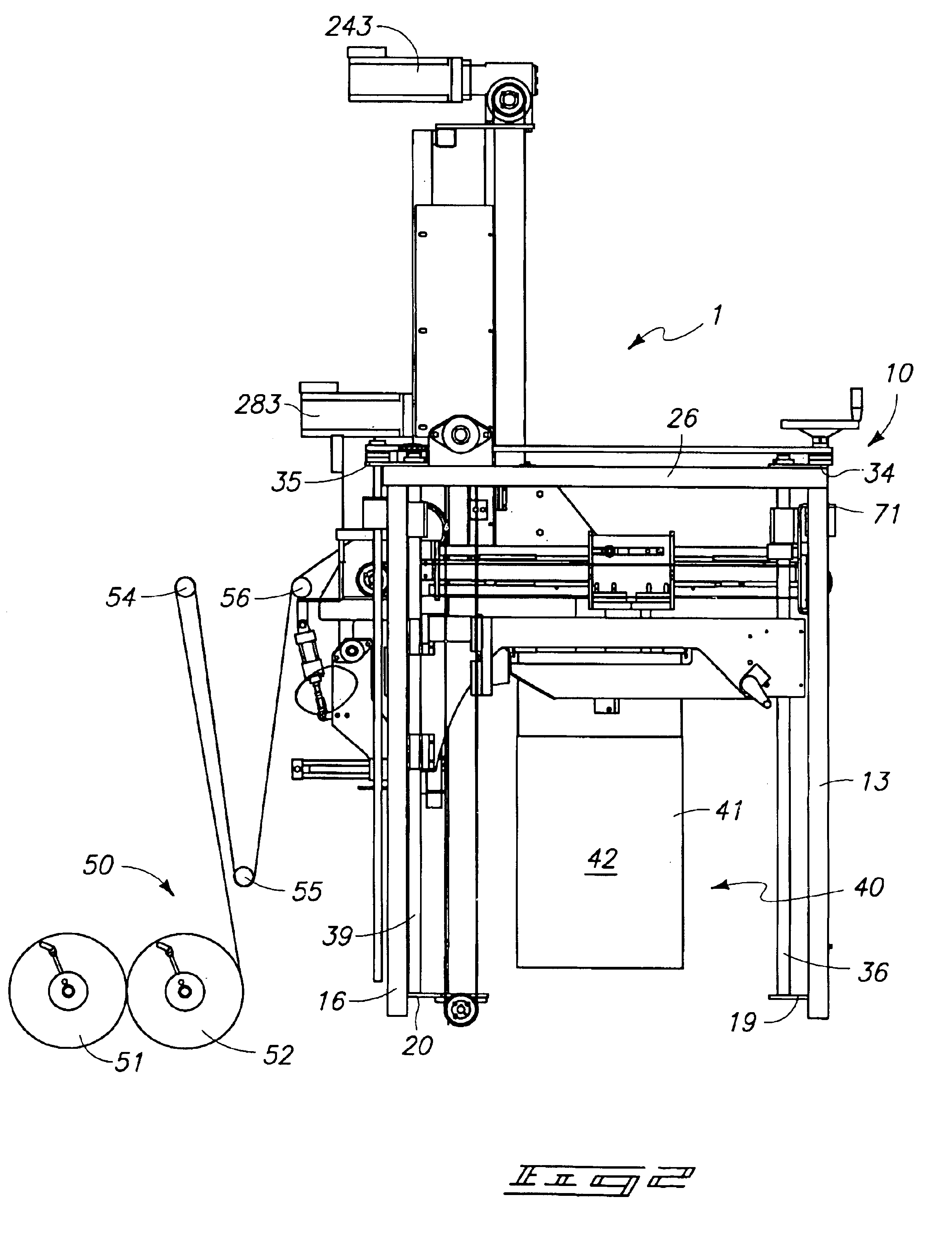 Packaging container liner insertion and cuffing apparatus and methods