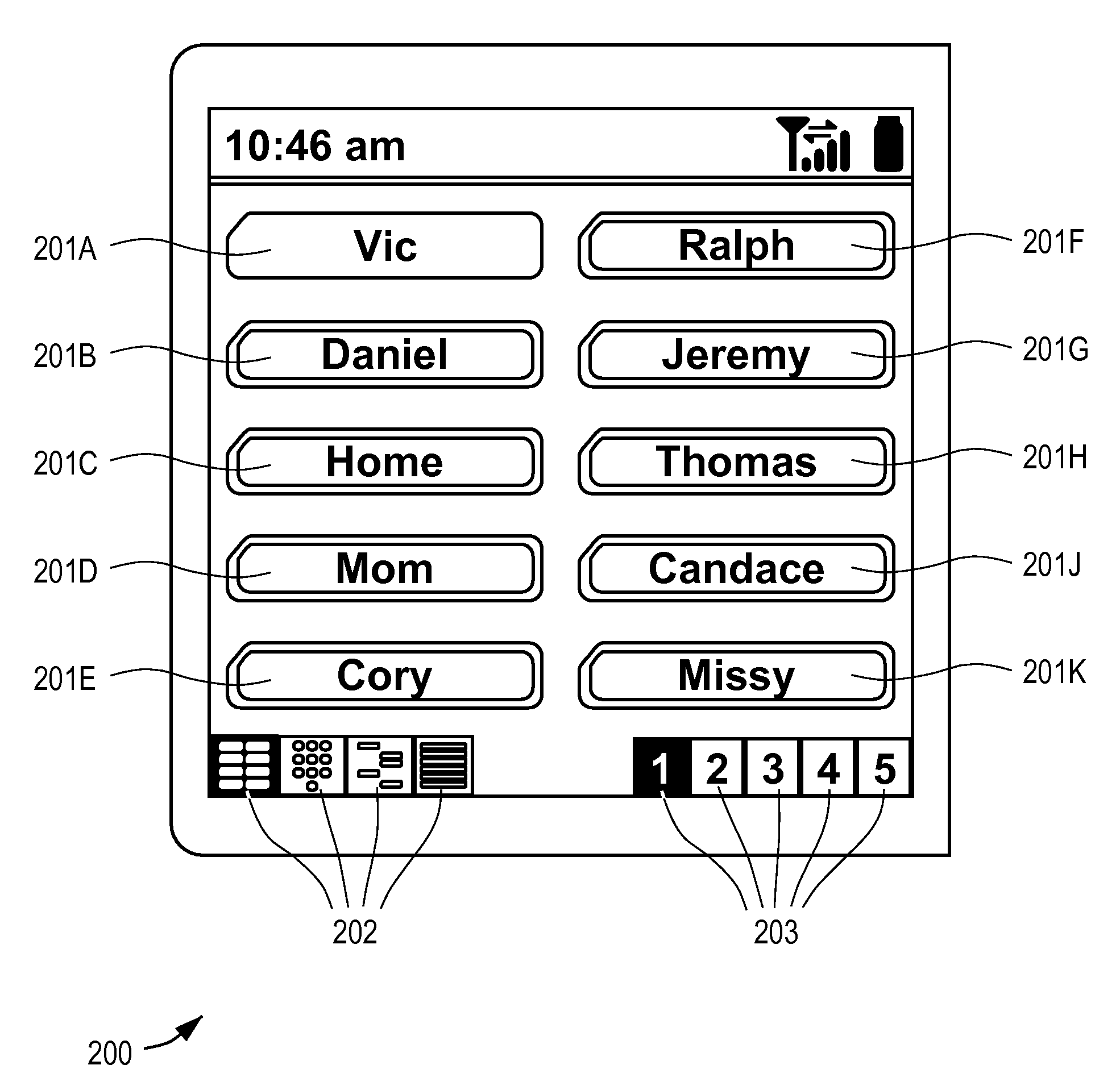 Mobile computing device interface