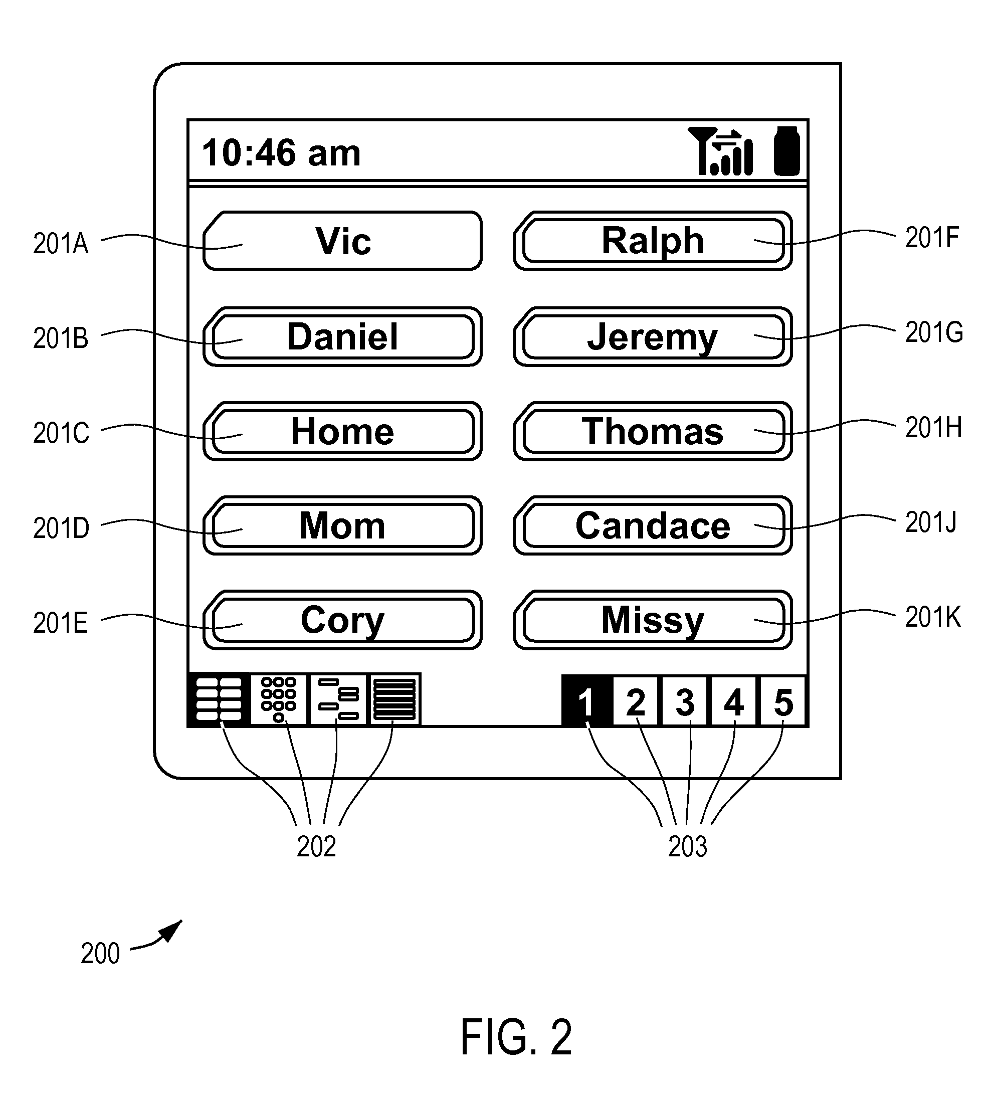 Mobile computing device interface