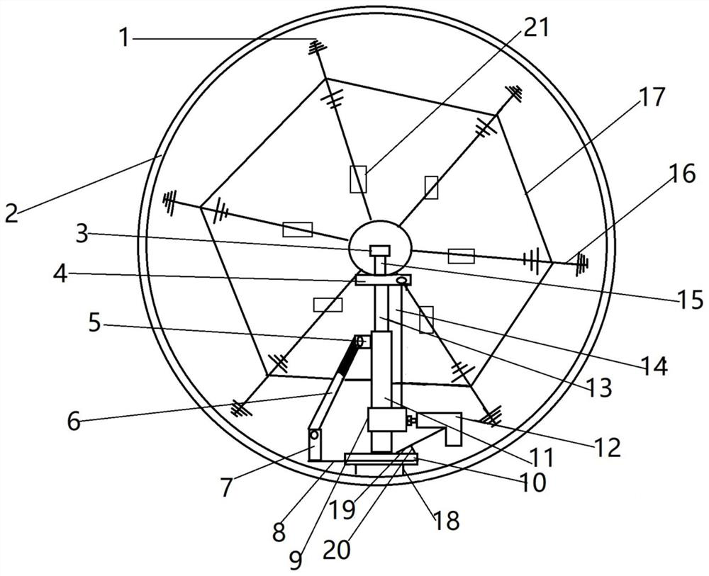 Device for spraying inner wall of pressure steel pipe