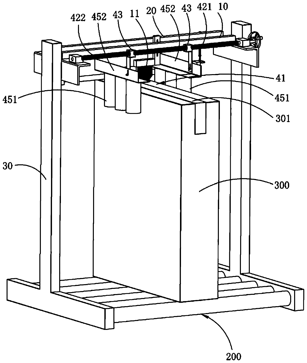 Packing tape compaction device