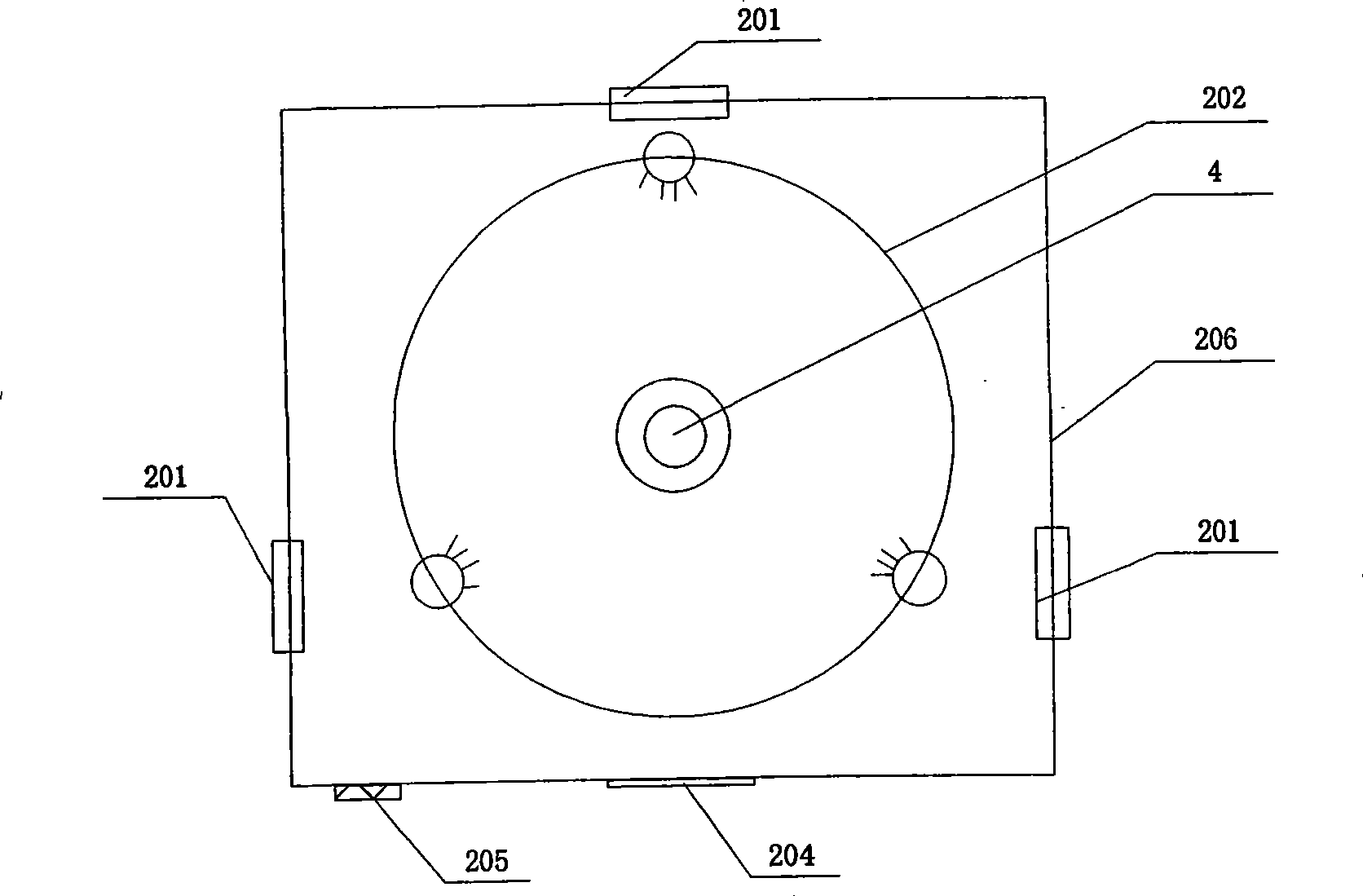 Method and device for identifying transgene tomato based on visible and near-infrared transmission technology