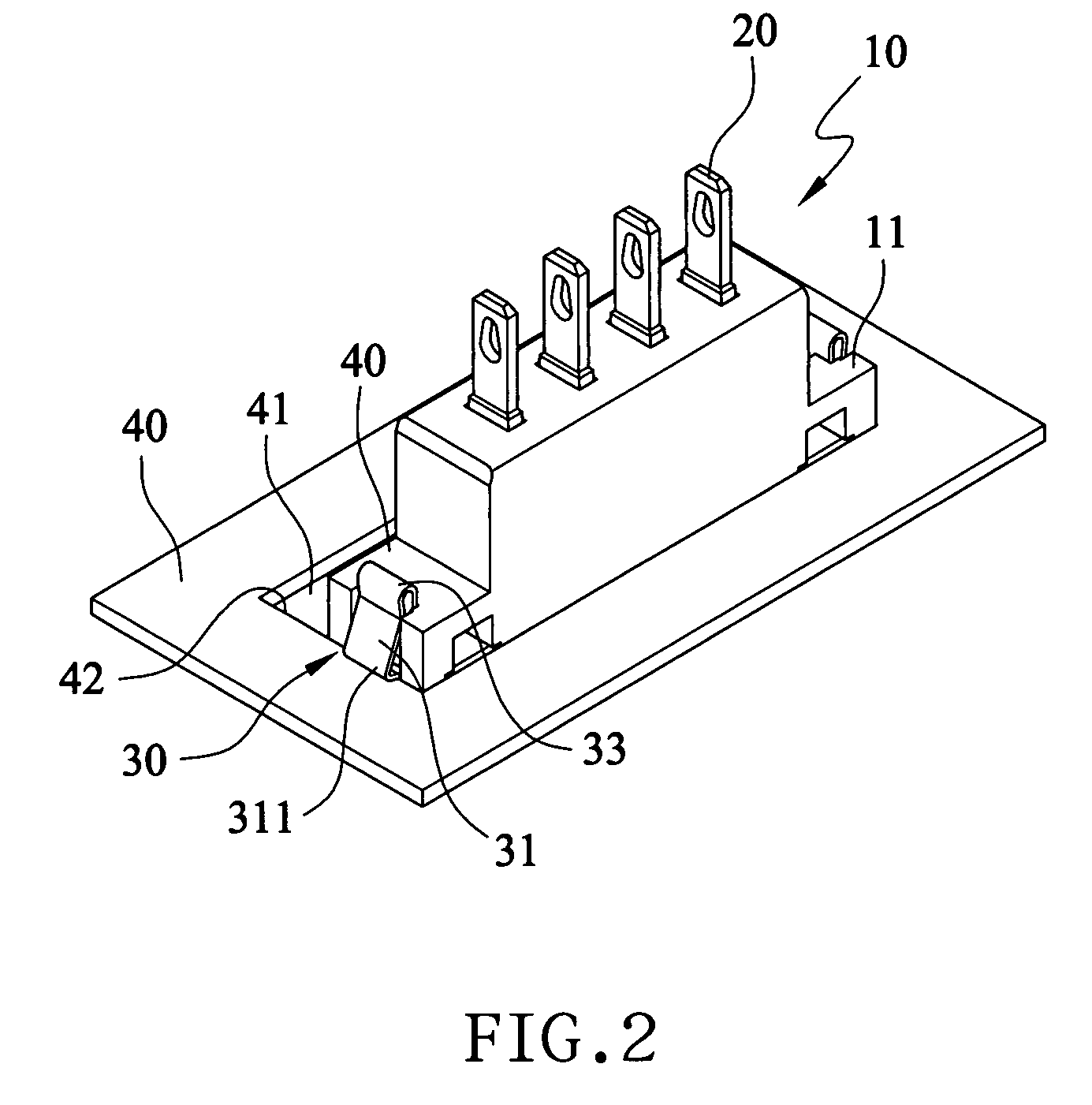 Quick-detachable terminal block assembly