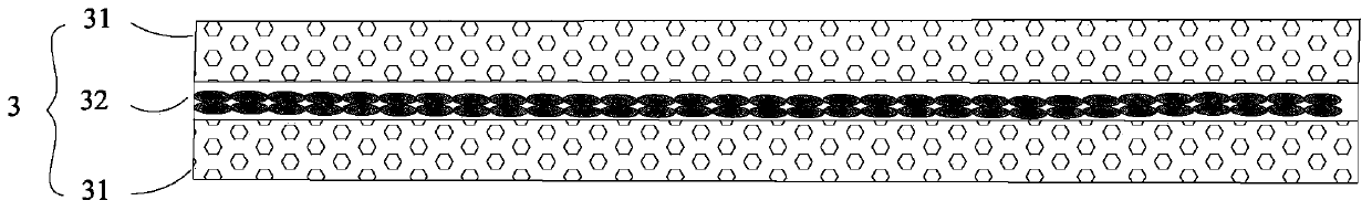 Safety layer and lithium secondary battery