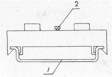 A test terminal assembly for electric energy metering