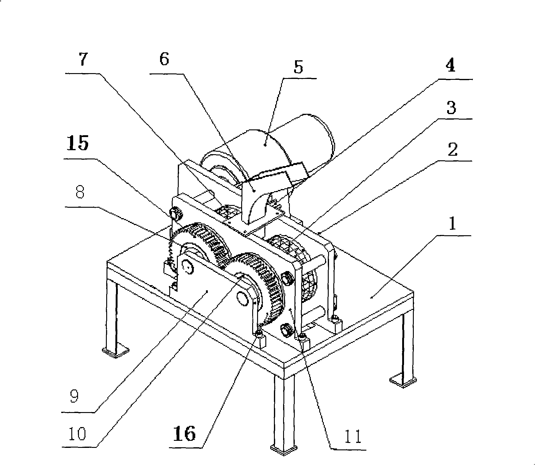 Lead disc granulator and design method thereof