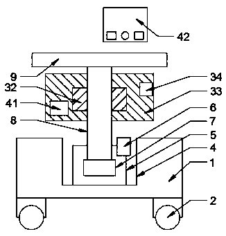 Dust monitoring and treating device for construction site