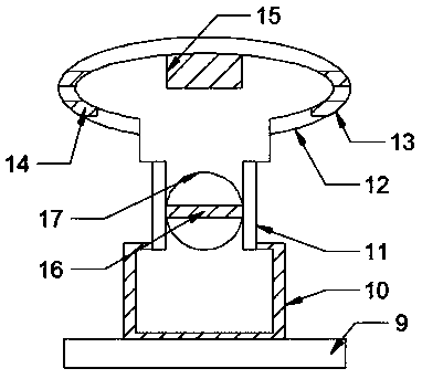 Dust monitoring and treating device for construction site